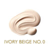 Sample of a cream of Ivory Beige shade no. 0 of D'DDIFFERENCE Tinted Glow Balm BB cream